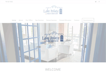 Tablet Screenshot of lakepointedentistry.com